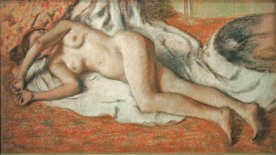 Reclining Bather by Edgar Degas